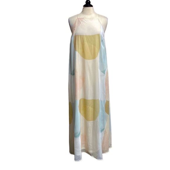 Cato Multi Color Halter Dress Size Large New - Picture 1 of 7